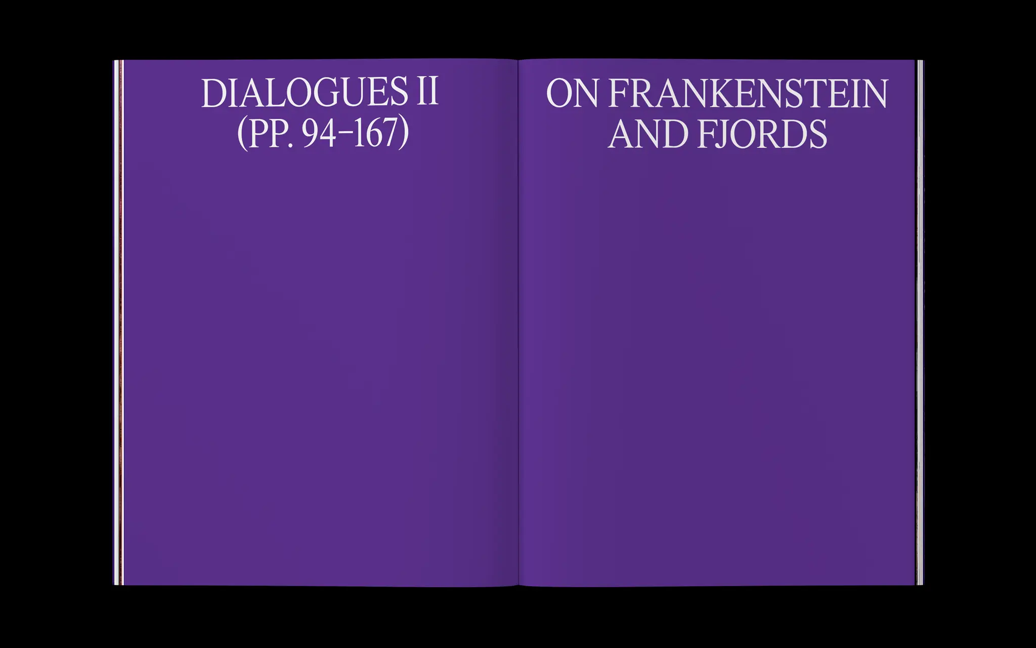 On Frankenstein and fjords